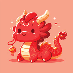 Welcome the Chinese New Year with our 2024 Dragon Icon! This charming design features a stylized dragon, a symbol of power, strength, and good luck in Chinese culture.