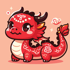 Welcome the Chinese New Year with our 2024 Dragon Icon! This charming design features a stylized dragon, a symbol of power, strength, and good luck in Chinese culture.