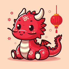 Welcome the Chinese New Year with our 2024 Dragon Icon! This charming design features a stylized dragon, a symbol of power, strength, and good luck in Chinese culture.