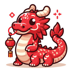Welcome the Chinese New Year with our 2024 Dragon Icon! This charming design features a stylized dragon, a symbol of power, strength, and good luck in Chinese culture.