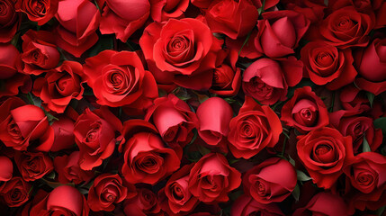 red roses background