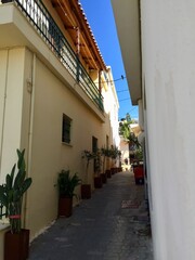 Fototapeta na wymiar street in the old town of the city