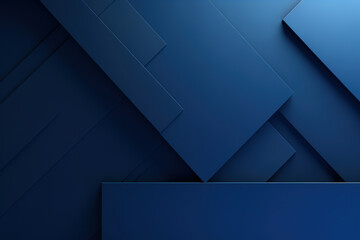 Abstract shape minimalist navy blue background - Powered by Adobe