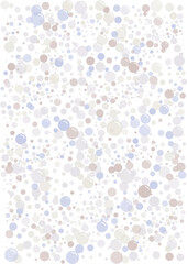 Colorful background. Abstract pattern with bubbles on white background. 