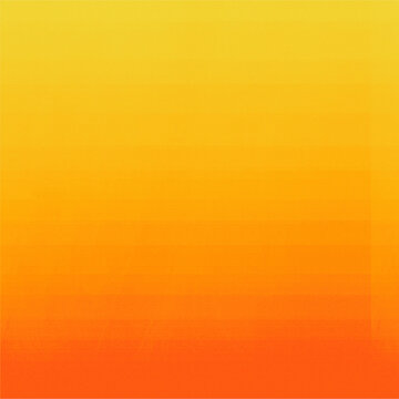 Yellow to gradient orange color square background with blank space for Your text or image, usable for social media, story, banner, poster, Ads, events, party, celebration, and various design works