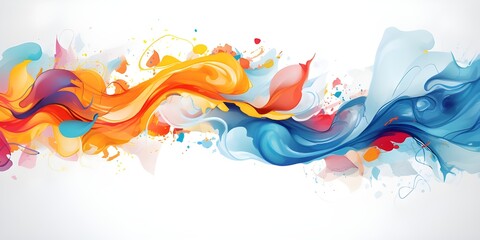 Fototapeta na wymiar abstract colorful background with splashes