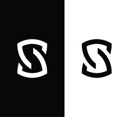 Letter S Logo Design Vector. Usable for Business Logo. Initials Vector