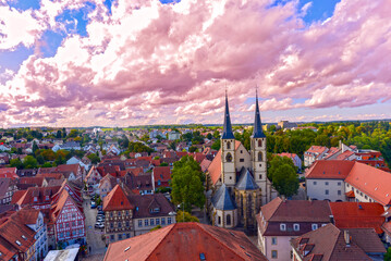 Altstadt von Bad Wimpfen im Landkreis Heilbronn (Baden Württemberg)