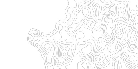 Abstract pattern with lines. Abstract sea map geographic contour map and topographic contours map background. Abstract white pattern topography vector background. Topographic line map background.