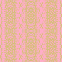 Old wallpaper on the wall.