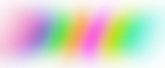 Abstract green orange blue azure yellow turquoise ultrawide gradient grainy premium banner. Perfect for design, background, wallpaper, template, art, creative projects, desktop. Exclusive quality