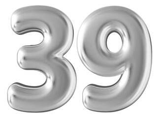 Silver 3d number 39