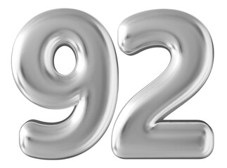 Silver 3d number 92