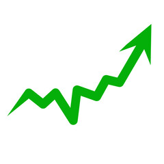 green arrow graph growth