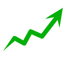 green arrow graph growth
