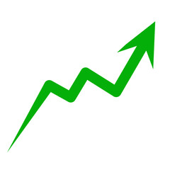 green arrow graph growth