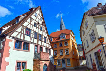 Altstadt Eberbach im Rhein-Neckar-Kreis (Baden-Württemberg)