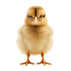 Obraz premium Baby chicken isolated on white, Cute baby chicken