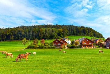 Weiler Tufertschwil in der Gemeinde Lütisburg im Kanton St. Gallen (Schweiz)