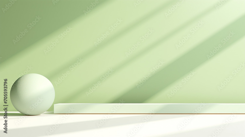 Poster minimalistic background abstract with generative ai. podium for display product.