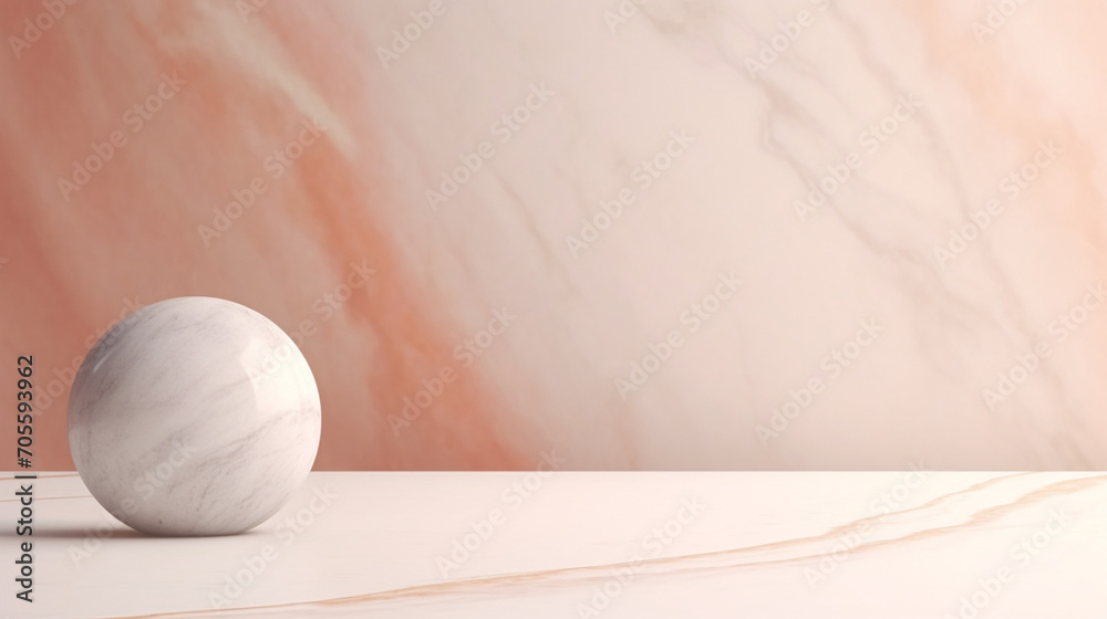 Poster minimalistic background abstract with generative ai. podium for display product.