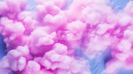 Neon pastel cotton candy background. Candy floss texture. Generative AI - obrazy, fototapety, plakaty