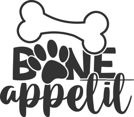 Bone Appetit - Pet Treat Jar Illustration
