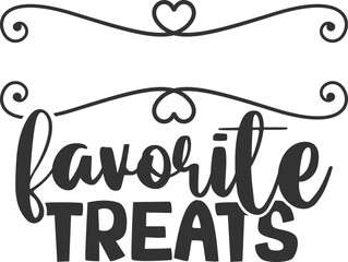 Favorite Treats - Pet Treat Jar Illustration