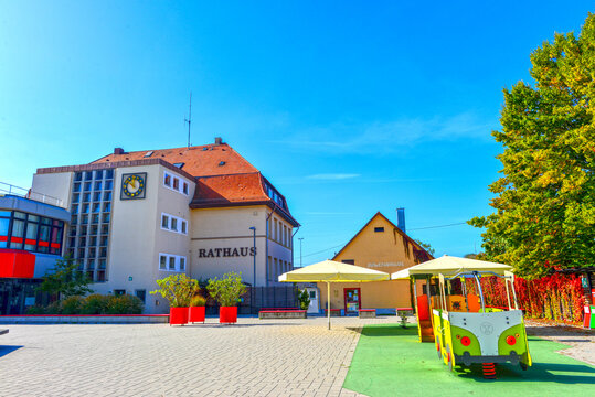 Rathaus Herbrechtingen im Landkreis Heidenheim in Baden-W&uuml;rttemberg