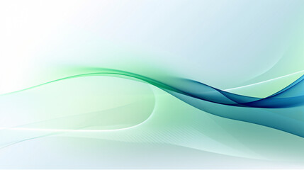 Abstract green digital cyberspace background material with a sense of technology, art concept illustration with a sense of technology