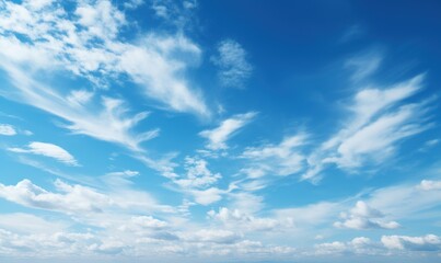 Obraz premium white cloud with blue sky background