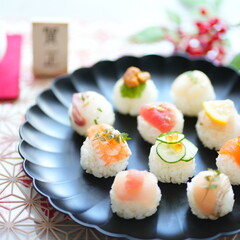 お正月料理 てまり寿司