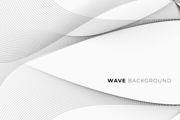 Abstract background with wavy line style