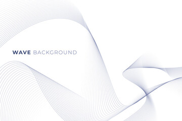 Abstract background with wavy line style