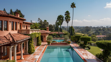 Fototapeta premium pool in L.A