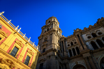Fototapeta na wymiar View from Malaga, Spain