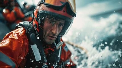 Marine rescue units are on duty to assist