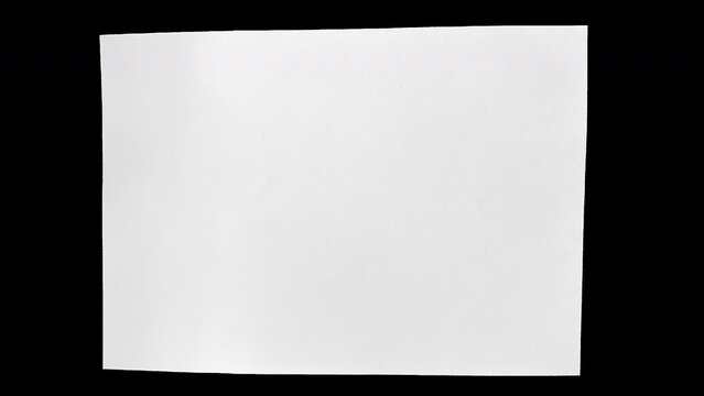 Abstract art background animation crumpled paper. Realistic cartoon wrinkled surface texture in modern trendy stop motion style. Fashion minimal dynamic concept design.