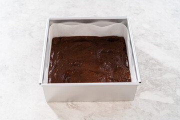 Homemade candy cane fudge