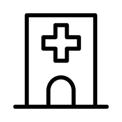 Fototapeta premium Hospital icon PBG