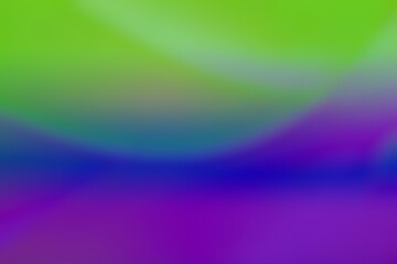 Abstract blurred background image of blue, purple, green colors gradient used as an illustration. Designing posters or advertisements.