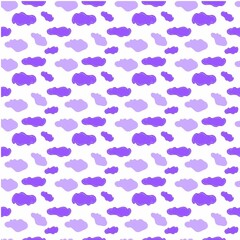 Pattern clouds blue, dark blue, scattered, seamless pattern for bed linen, wallpaper,