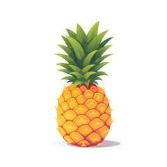 Pineapple illustration vector