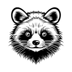 Vector Illustration of a  Red Panda