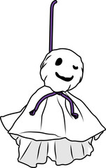 てるてる坊主（Teruteru Bozu）(PNG)