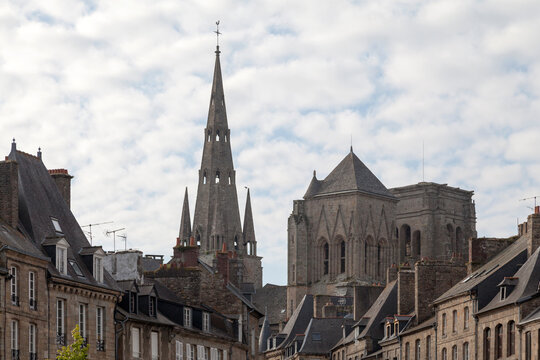 The Basilica of Notre-Dame de Bon-Secours in Guingamp