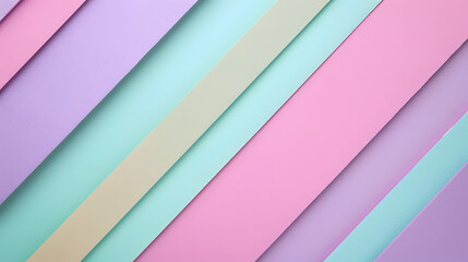 Light purple mint butter pastel shapeless flat abstract background with stripes