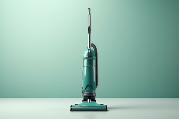 Manageable Long vacuum cleaner. Home woman cleaner. Generate Ai