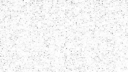 Grunge black and white pattern. Monochrome particles abstract texture. Dark design background surface. Gray printing element. Subtle grain vector texture overlay.