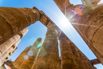 Foto op Plexiglas antique columns in a karnak temple in luxor © Sofiia